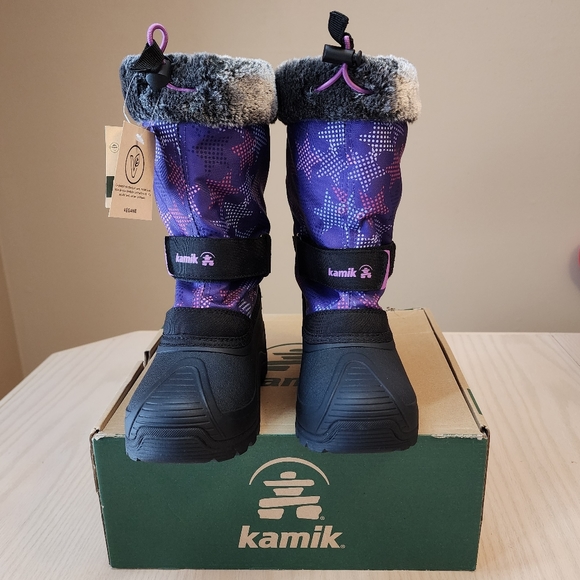 Kamik waterproof winter boots girl's size 3 - Picture 4 of 6